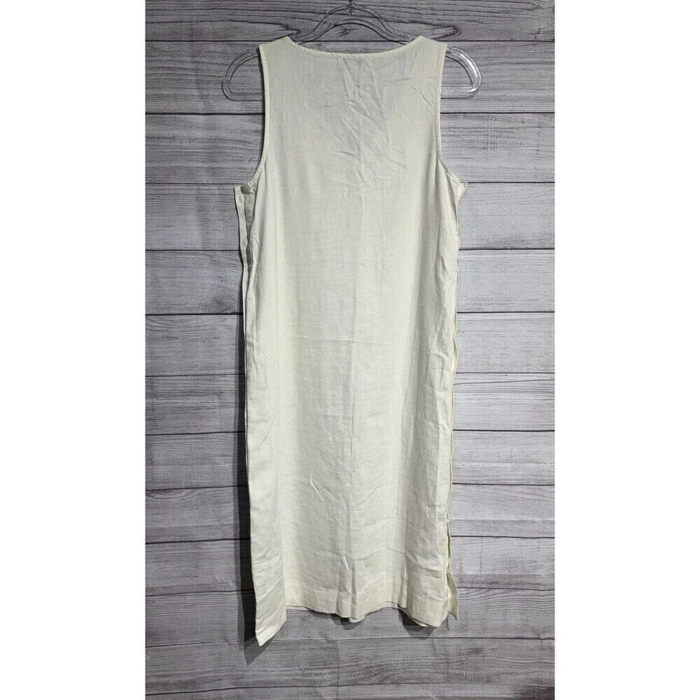 Madewell Linen Blend Cream Dress Size SMALL NWT